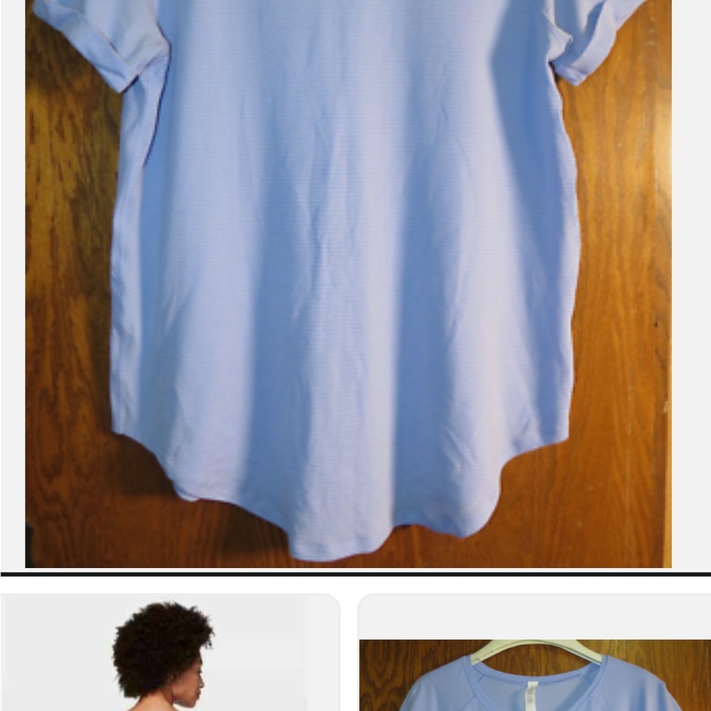lululemon athletica Soft Blue Tunic Top